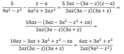 FRACCIONES ALGEBRAICAS SUMA Y RESTA fracciones algebraicas suma y resta: